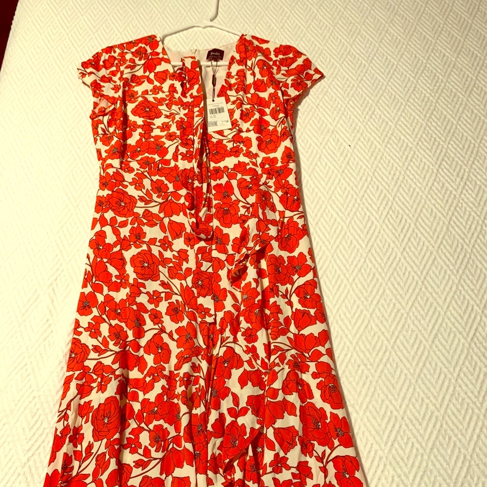 Bardot Orange Floral Dress